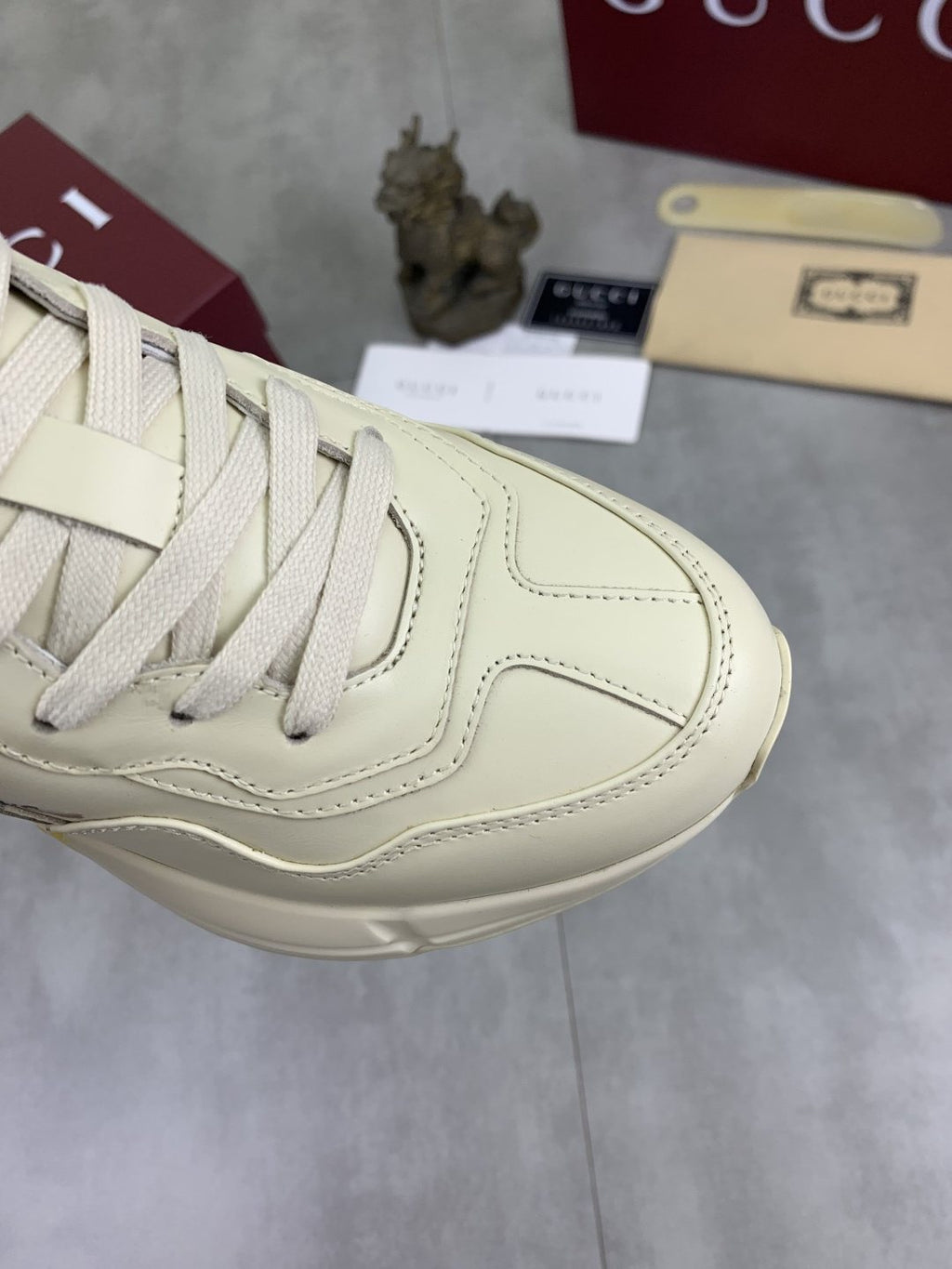 Gucci Tiger Graphic Chunky Sneakers — detail
