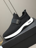 Hugo Boss Ribbed Knit Strap Slip-On Shoes — hero