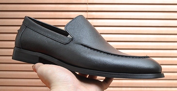 Hermès Stitched Apron Loafers — front