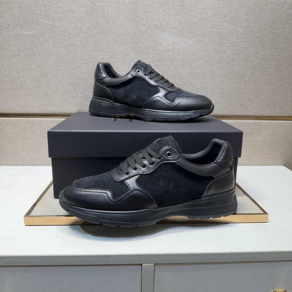 ZILLI Men's Paneled Low-Top Sneakers — side