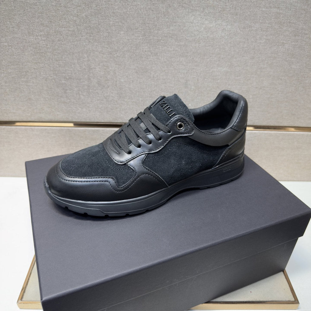 ZILLI Men's Paneled Low-Top Sneakers — front