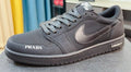 Nike Black and Dark Gray Low-Top Sneakers — hero