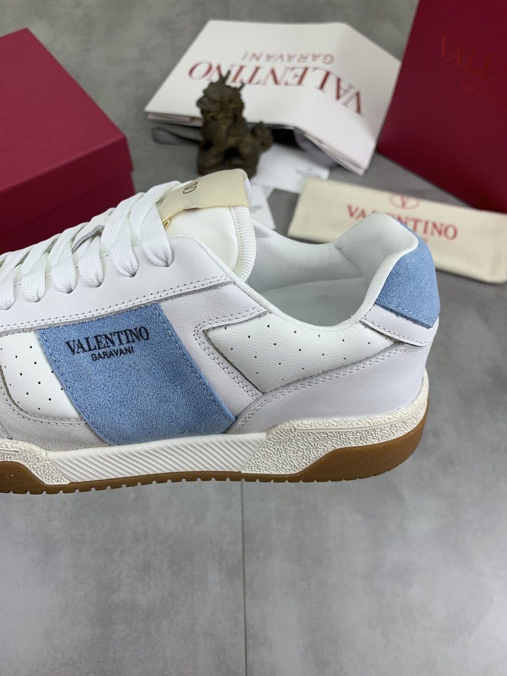 Valentino Color-Block Low-Top Sneakers — detail