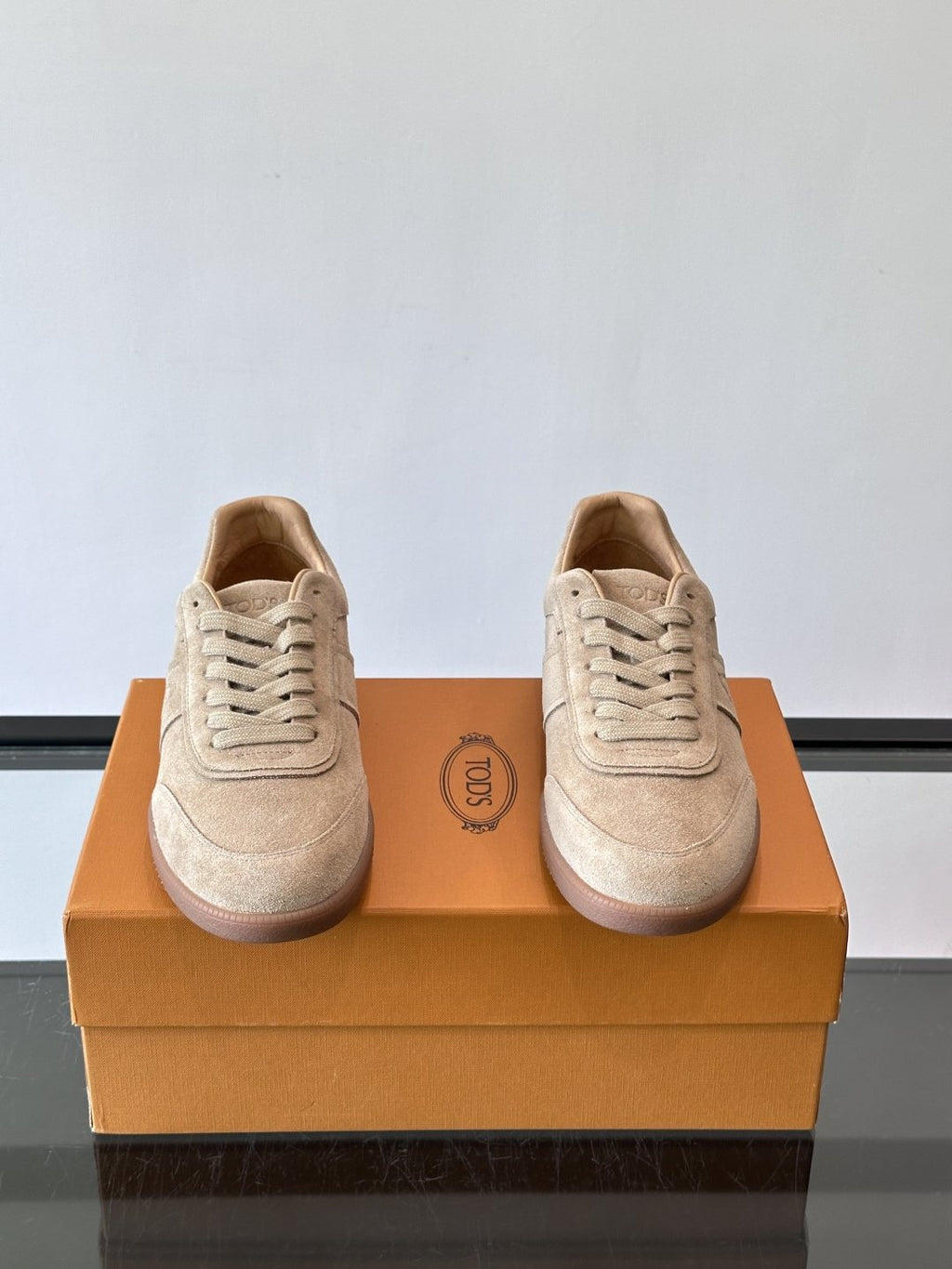 Tod's Men's Suede Low-Top Sneakers — front
