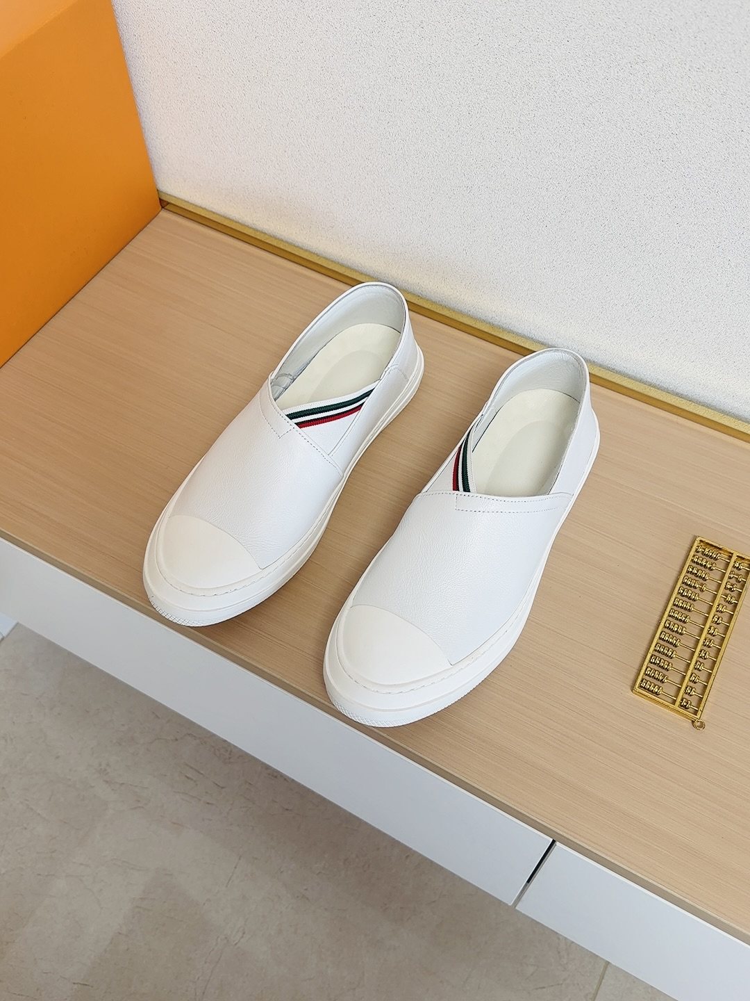 Gucci Toe-Cap Slip-On Shoes — front