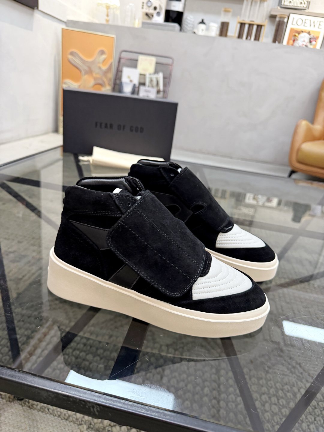 Fear of God Strap High-Top Sneakers — front