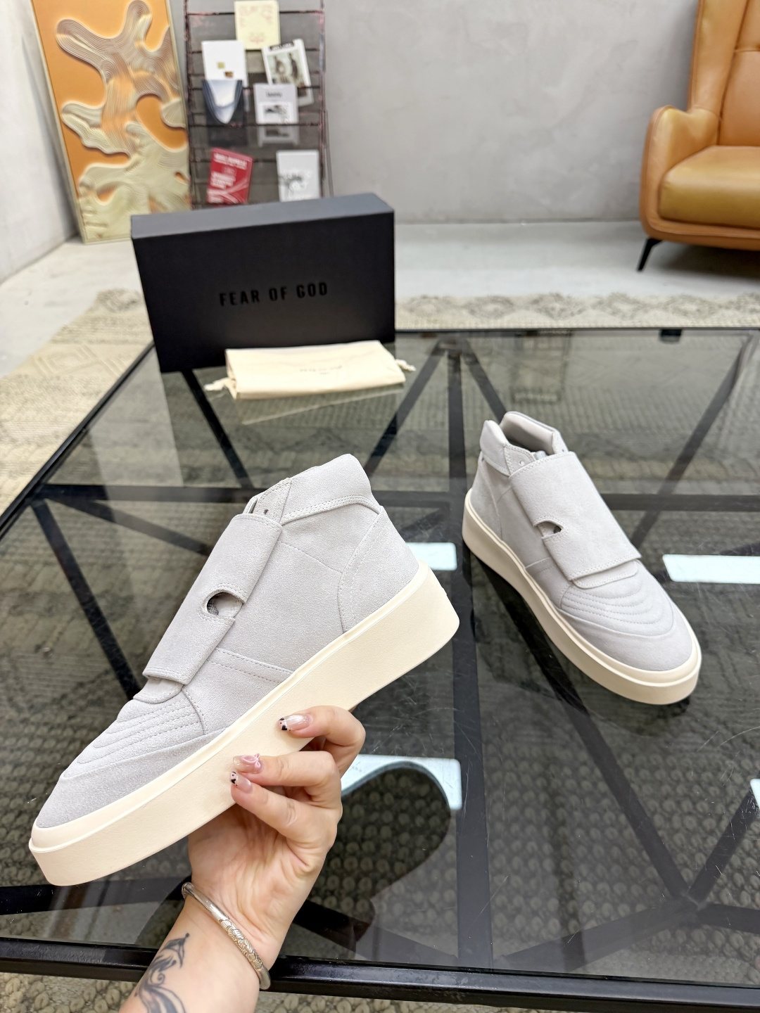 Fear of God Strap High-Top Sneakers — model