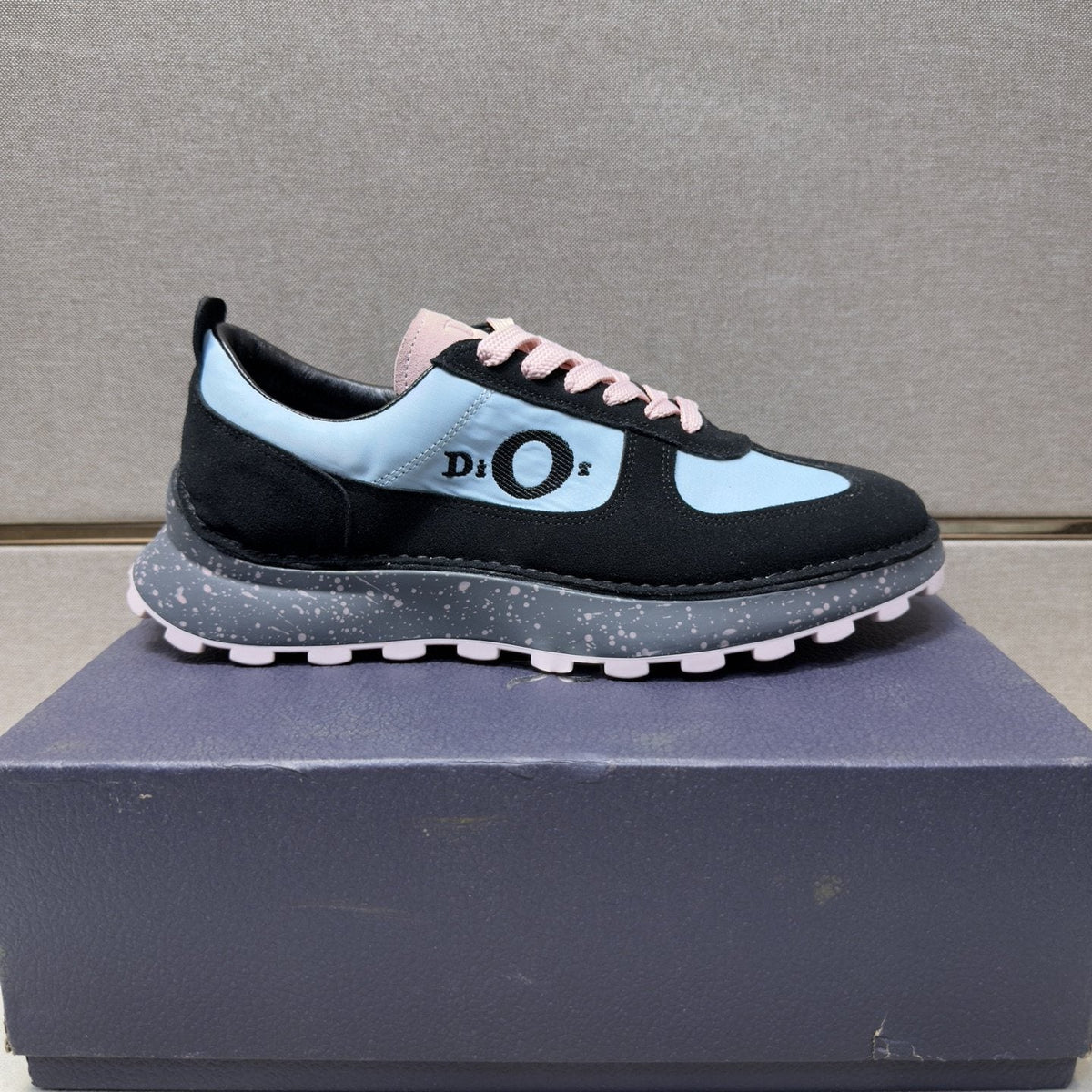 Dior Men's Paneled Lace-Up Sneakers — side