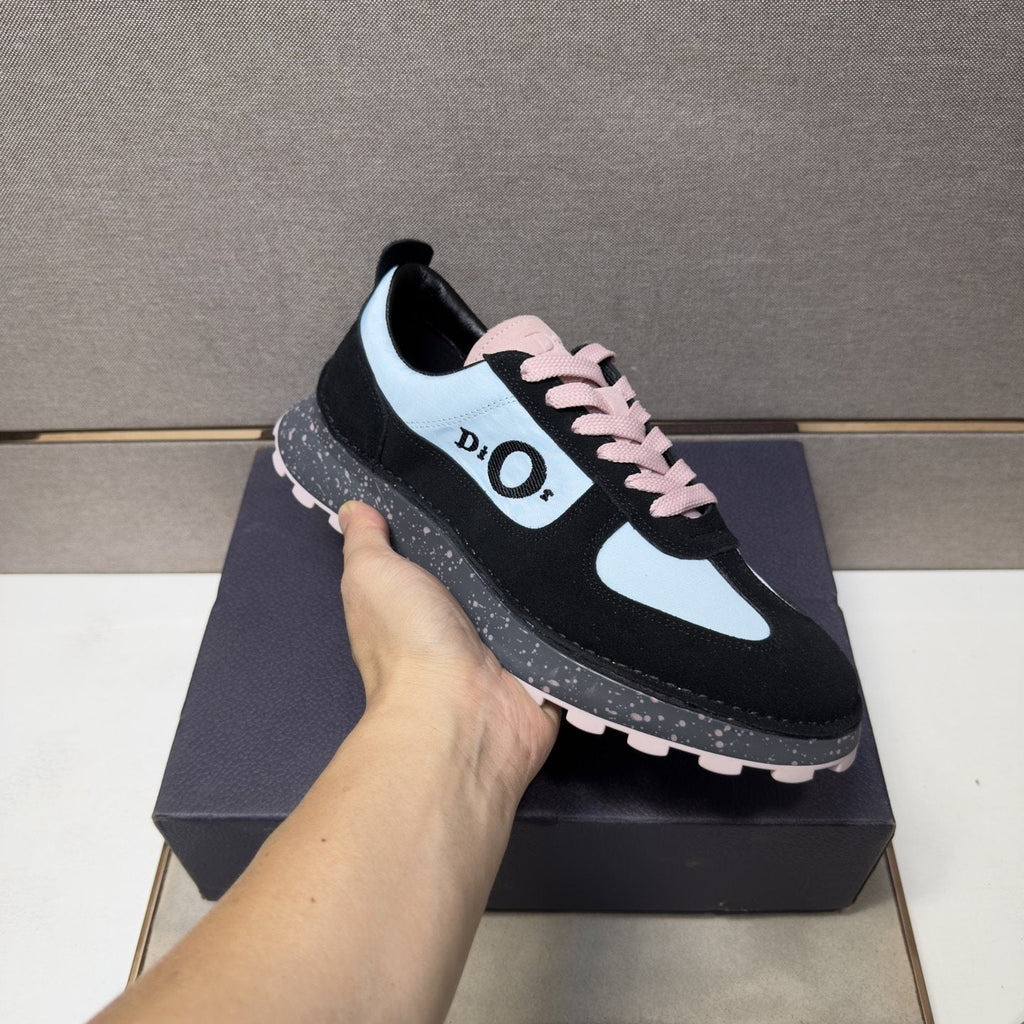 Dior Men's Paneled Lace-Up Sneakers — model