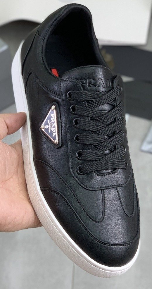 Prada Paneled Low-Top Sneakers — hero