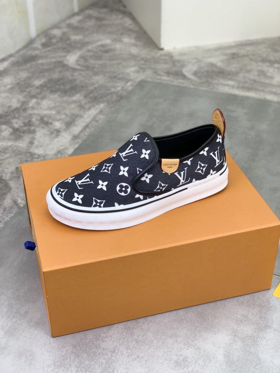 Louis Vuitton Monogram Slip-On Sneakers — side