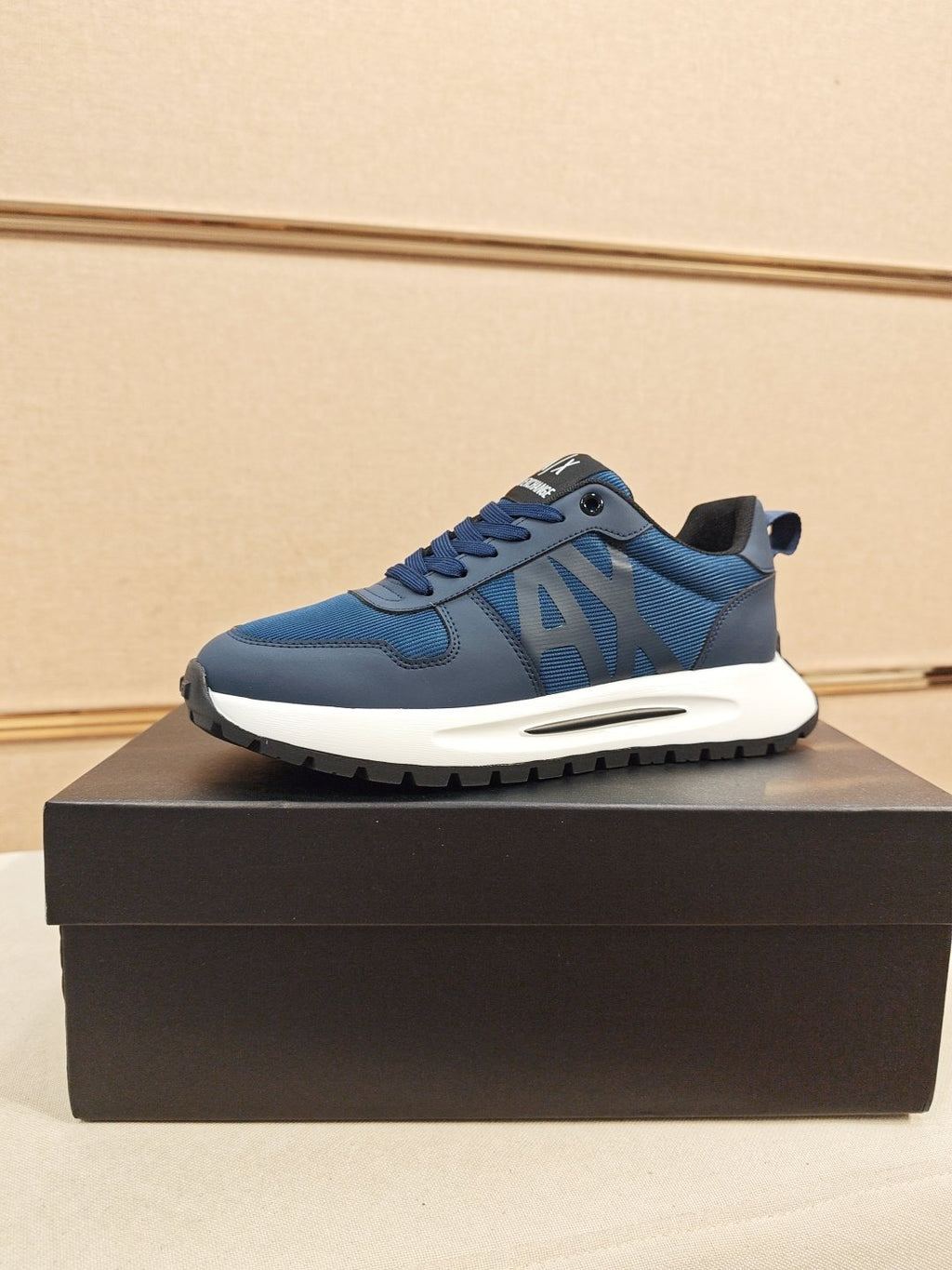 Armani A|X Graphic Lace-Up Sneakers — front