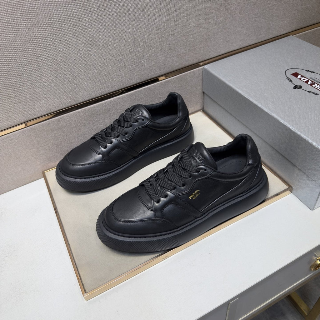 Prada Men's Paneled Low-Top Sneakers — front