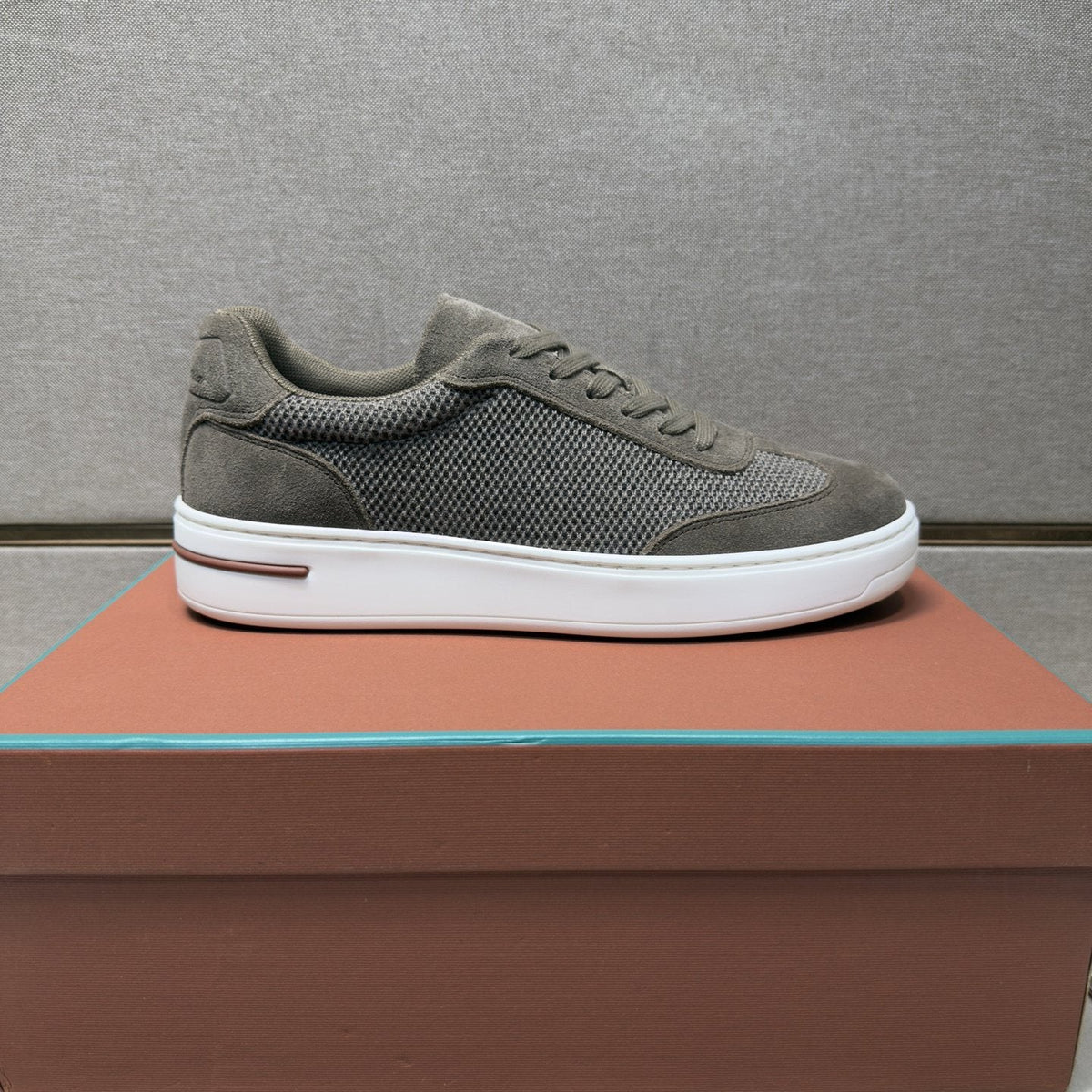 Men's Paneled Low-Top Sneakers — front