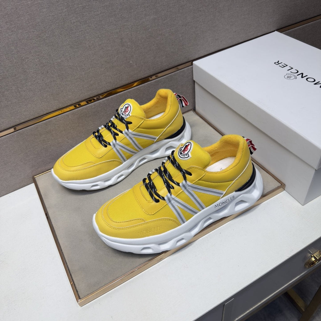 Moncler Men's Layered Lace-Up Sneakers — front