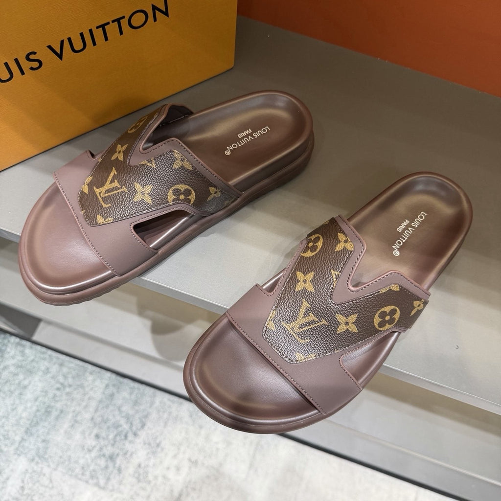 Louis Vuitton Oasis Men's Slide Sandals — front